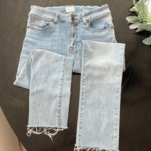 Hudson Crop Ginny Straight Leg Jeans